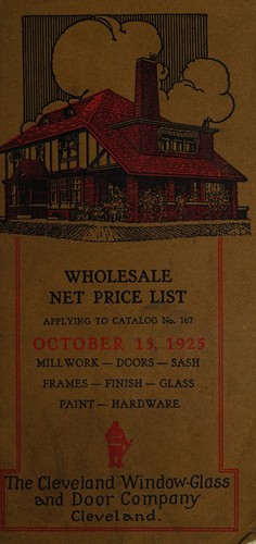 Wholesale net price list, applying to catalog No. 167, October 15, 1925