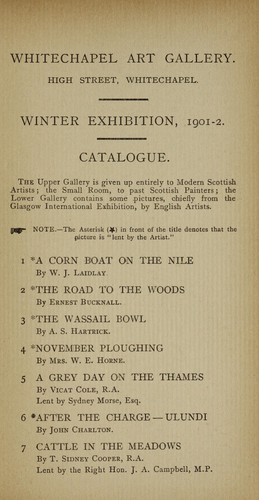 Winter exhibition, 1901-2