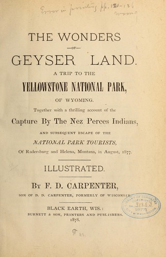 The wonders of geyser land