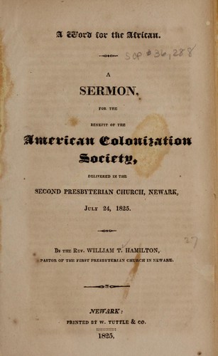 A word for the African