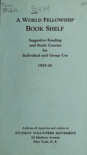 A world fellowship book shelf