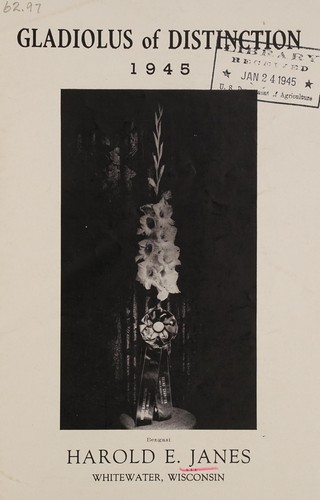 Gladiolus of distinction, 1945