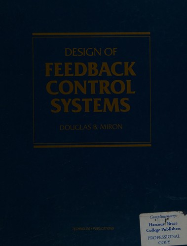 Design of feedback control systems