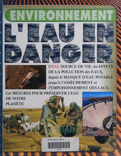 L'eau en danger