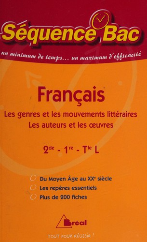 Français, 2de, 1res L, ES, STT, Tle L