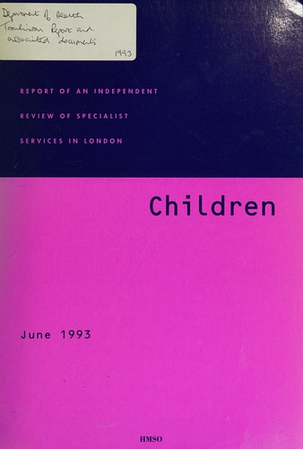 Report of an Independent Review of Specialist Services in London