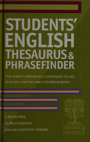 Students' English thesaurus and phrasefinder