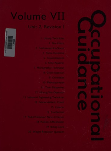 Occupational guidance