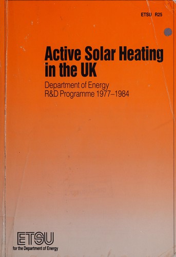 Active Solar Heating in the UK