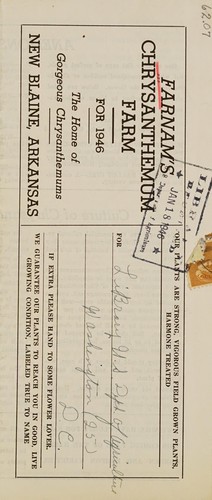 The home of gorgeous chrysanthemums for 1946