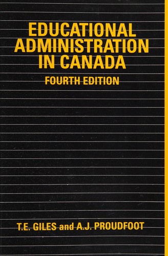 Educational administration in Canada