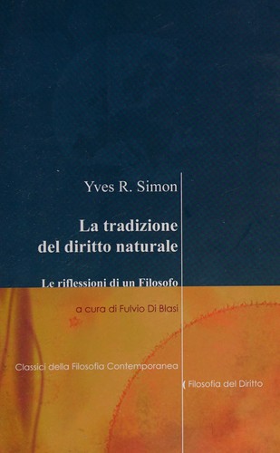 La tradizione del diritto naturale