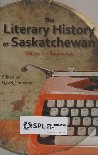 Literary History of Saskatchewan
