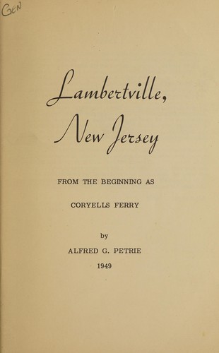 Lambertville, New Jersey