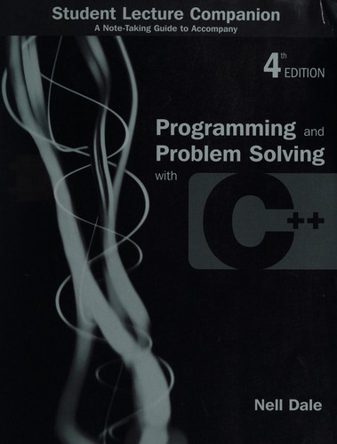 Student lecture companion a note-taking guide to accompany Programming and problem solving with C++
