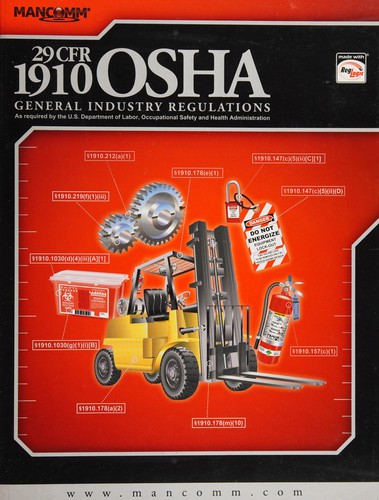 29 CFR Code of Federal Regulations part 1910 general industry