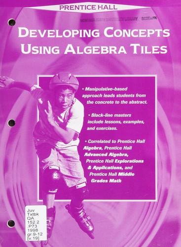Developing concepts using algebra tiles