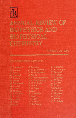 Annual Review of Biophysics and Biophysical Chemistry