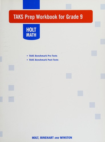 Algebra 1, grade 9 taks prep workbook