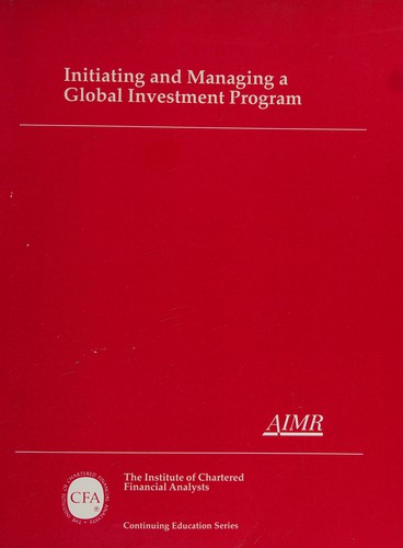 Initiating and managing a global investment program, November 28, 1990, Washington, D.C.