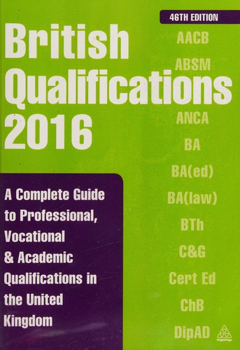 British Qualifications 2016