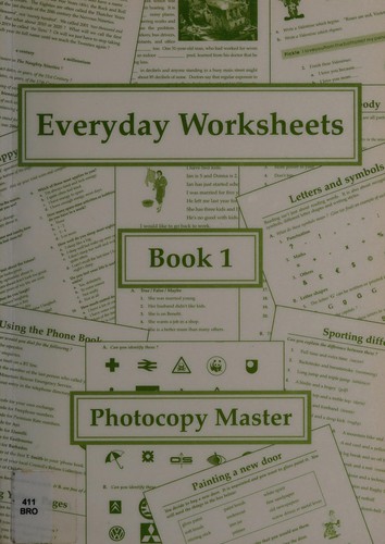 Everyday worksheets