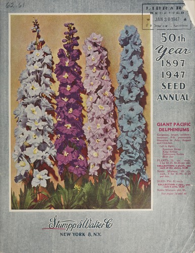 50th year 1897 1947 seed annual