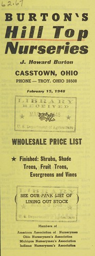 Wholesale price list