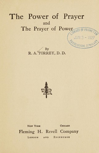 The power of prayer and the prayer of power