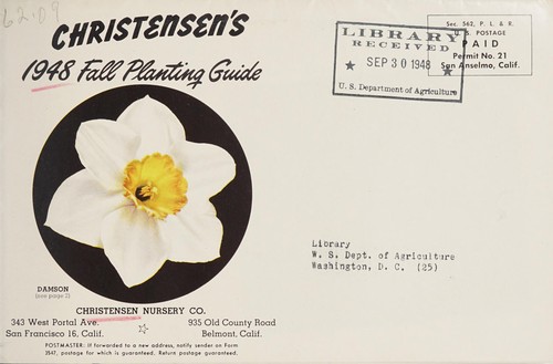 Christensen's 1948 fall planting guide