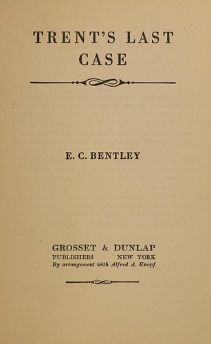 Trent's last case