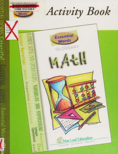 Essential Words Math Activity Book (Word Mastery Series)