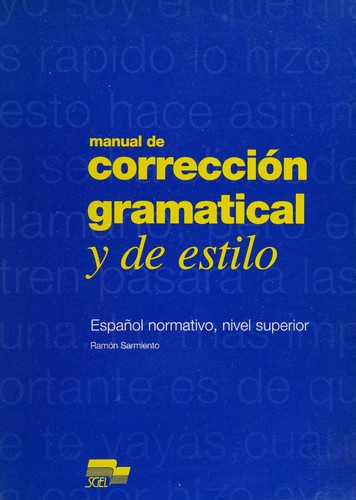 Manual de corrección gramatical y de estilo