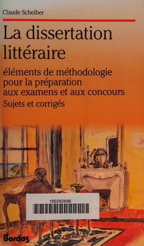 La dissertation littéraire