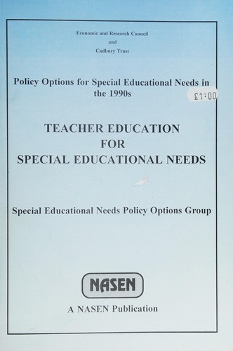 Teacher education for special educational needs