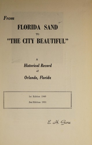 From Florida sand to "The city beautiful"