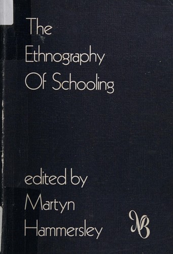 The Ethnography of schooling