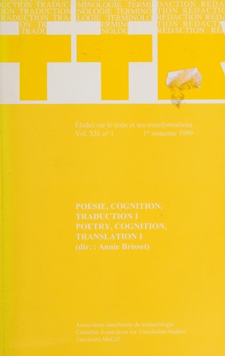 Poésie, cognition, traduction