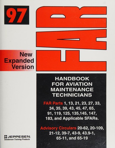 Far Handbook for Aviation Maintenance Technicians 98/JS312616