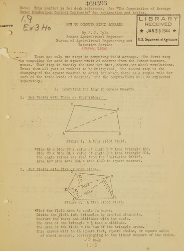 How to compute field acreage
