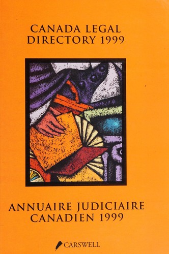 Annuaire judiciaire canadien 1999 =