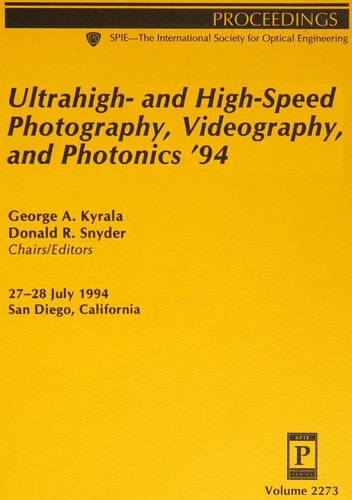 Ultrahigh- and high-speed photography, videography and photonics '94