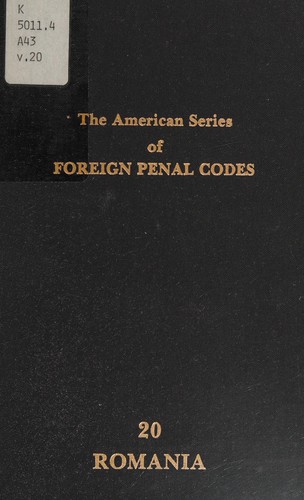 The penal code of the Romanian Socialist Republic
