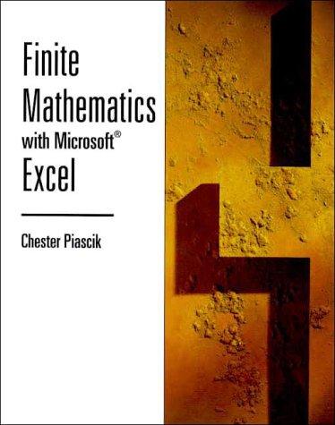 Finite math with Microsoft Excel