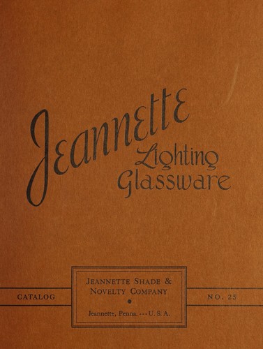 Jeannette lighting glassware