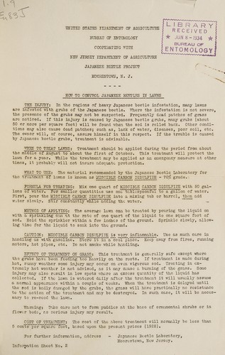 How to control Japanese beetles in lawns