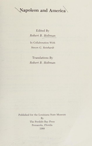 Napoleon and America