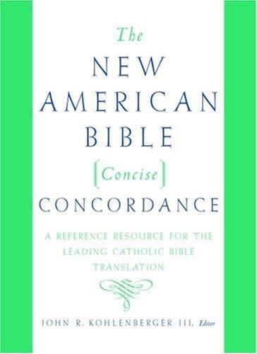 The New American Bible Concise Concordance