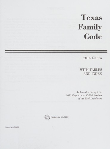Texas Family Code
