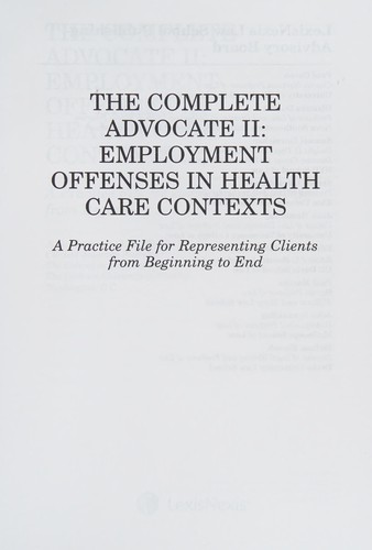 The complete advocate II